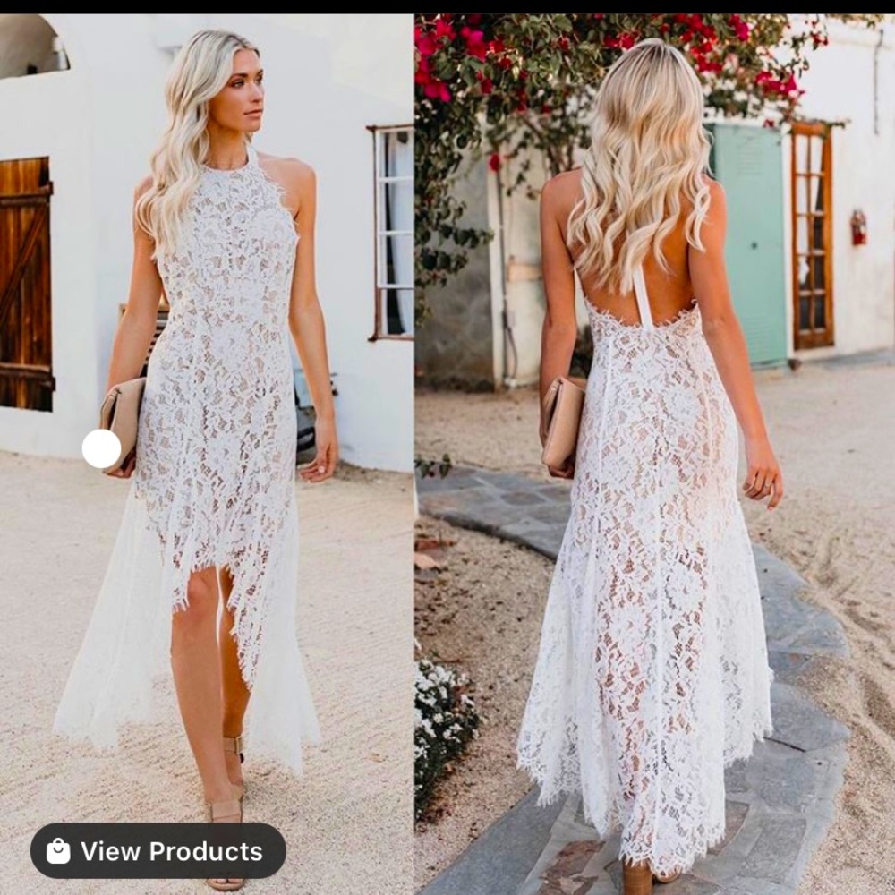White Lace Dress